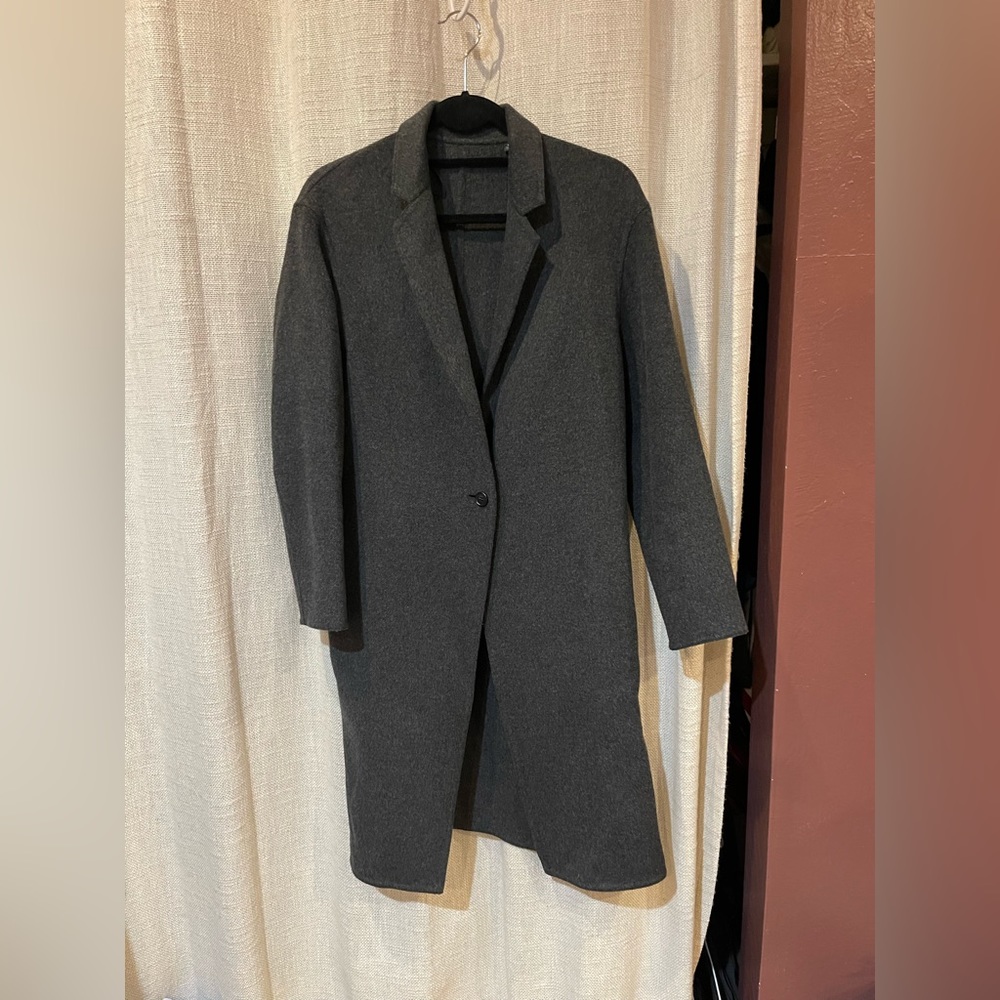 Uniqlo soft brushed long coat